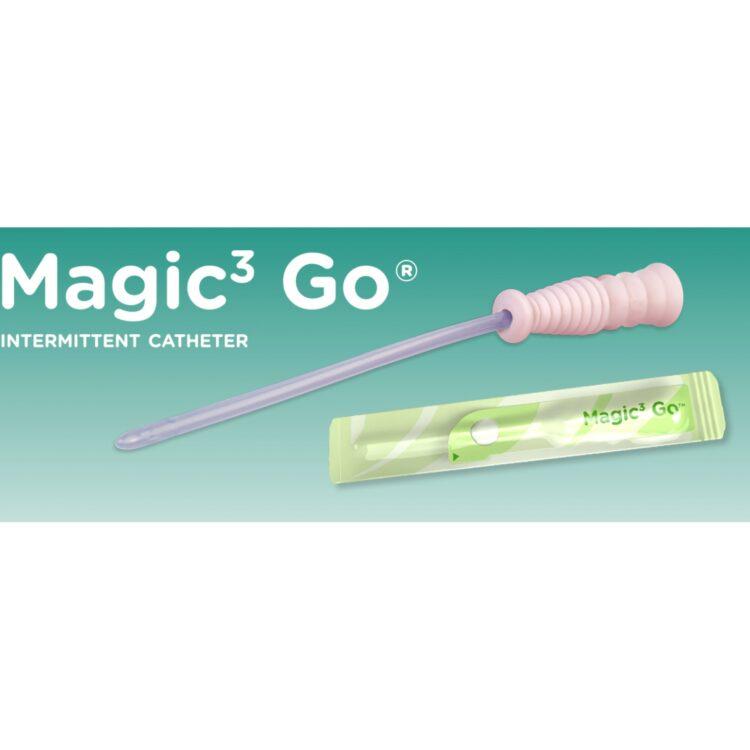 Bard Magic3 Go® Catheter - Hydrophilic, female length with robust handle and discreet packaging. Ready-to-use with new hydration coating