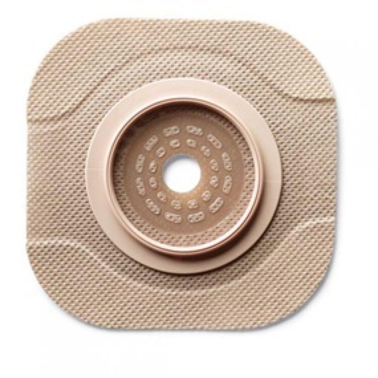 Hollister New Image Flat CeraPlus Skin Barrier infused with ceramide to reduce water loss and protect skin moisture. Compatible with New Image pouches for drainable, high output, closed, and urostomy needs.