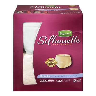 Depend Silhouette Maximum Underwear Medium For Women