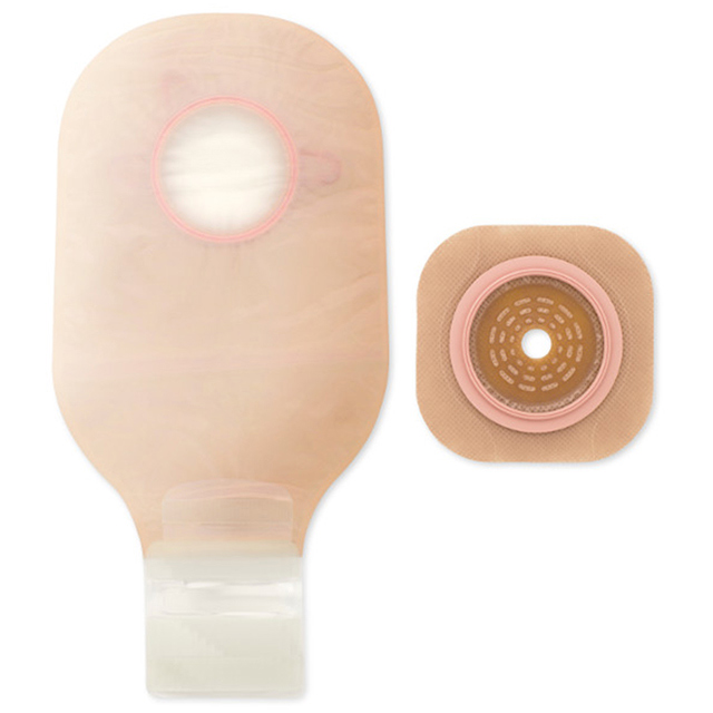 Bx/5 New Image 2-Piece Pouch System W/ Lock'n Roll Closure Drainage Ostomy Kit Ceraplus Barrier